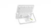 VIDEX mozgásérzékelős LED-reflektor, 90°, IP65, 50 W, Természetes fehér, fehér