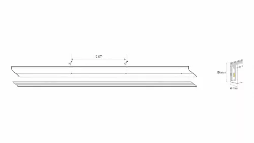 LED-neonflex, SMD 2835, 140 LED/m, 24 V, 12 W/m, IP67, természetes fehér, 3 év garancia, kiszerelés (5 méter)