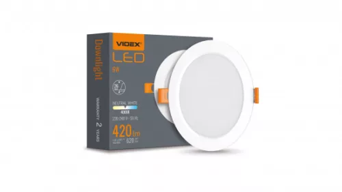 Panel LED 6W Round Neutral