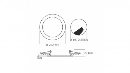 Panel LED 18W Round Neutral