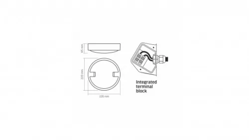 Bulkhead LED INGA 18W Neutral