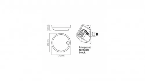 Bulkhead LED KIRA 11W Neutral - PIR