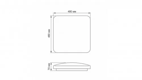 Oprawa sufitowa LED NATA 48W NW