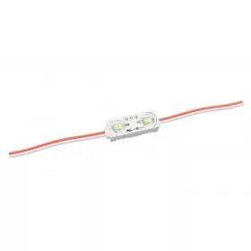   LED-modul, SMD 2835, 2 LED, 12 V DC, 0,72 W/m, IP68, hideg fehér, 5 év garancia