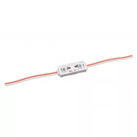   LED-modul, SMD 2835, 2 LED, 12 V DC, 0,48 W/m, IP68, piros, 5 év garancia