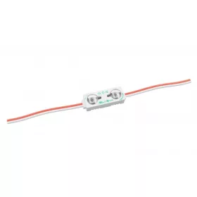   LED-modul, SMD 5252, 2 LED, 12 V DC, 0,48 W/m, IP68, zöld, 5 év garancia