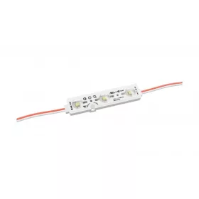   LED-modul, SMD 2835, 3 LED, 12 V DC, 0,72 W/m, IP68, meleg fehér, 5 év garancia