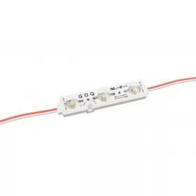   LED-modul, SMD 2835, 3 LED, 12 V DC, 0,72 W/m, IP68, hideg fehér, 5 év garancia