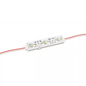   LED-modul, SMD 2835, 3 LED, 12 V DC, 1,08 W/m, IP68, hideg fehér, 5 év garancia