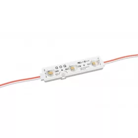   LED-modul, SMD 2835, 3 LED, 12 V DC, 1,08 W/m, IP68, meleg fehér, 5 év garancia