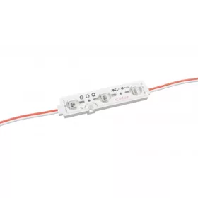   LED-modul, SMD 2835, 3 LED, 12 V DC, 0,72 W/m, IP68, piros, 5 év garancia