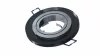 Ceiling lighting point fitting GIRO glass round black