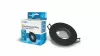 Ceiling lighting point fitting Aqua cast round Fixted black
