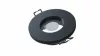 Ceiling lighting point fitting Aqua cast round Fixted black