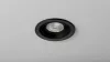 Ceiling lighting point fitting LUCA cast round adjustable matt black