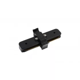 Connector for 1f busbars, straight, black