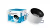 Ceiling lighting point fitting CASA cast round Fixted white