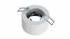 Ceiling lighting point fitting CASA cast round Fixted white