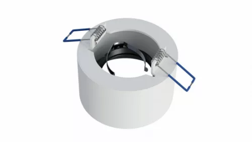 Ceiling lighting point fitting CASA cast round Fixted white