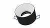 Ceiling lighting point fitting CASA cast round Fixted black