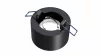 Ceiling lighting point fitting CASA cast round Fixted black