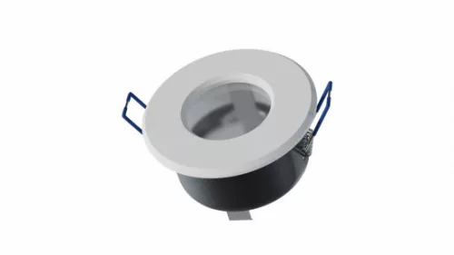 Ceiling lighting point fitting LISA cast round Fixted white