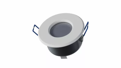 Ceiling lighting point fitting LISA cast round Fixted white