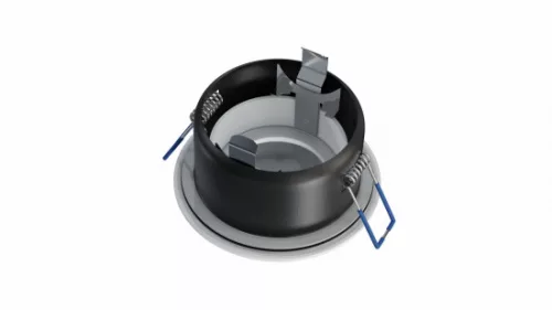 Ceiling lighting point fitting LISA cast round Fixted white