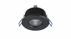 Ceiling lighting point fitting LISA cast round Fixted black