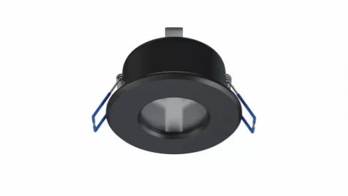 Ceiling lighting point fitting LISA cast round Fixted black