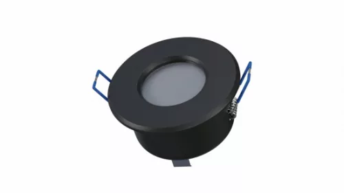 Ceiling lighting point fitting LISA cast round Fixted black