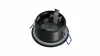 Ceiling lighting point fitting LISA cast round Fixted black