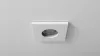 Ceiling lighting point fitting BONA cast round Fixted white