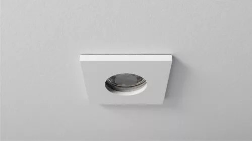 Ceiling lighting point fitting BONA cast round Fixted white