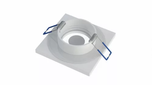 Ceiling lighting point fitting BONA cast round Fixted white
