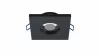 Ceiling lighting point fitting BONA cast round Fixted black
