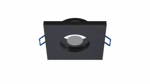 Ceiling lighting point fitting BONA cast round Fixted black