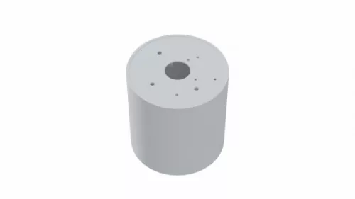 Ceiling spotlight fixture SPOT LUNA round Fixted white