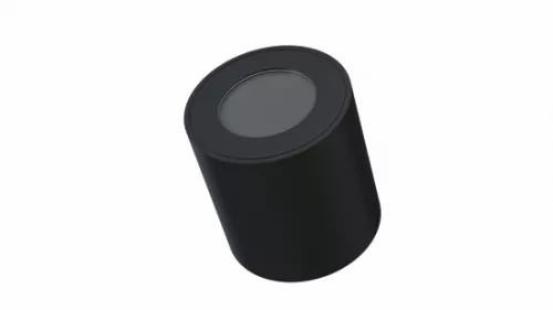 Ceiling spotlight fixture SPOT LUNA round Fixted black