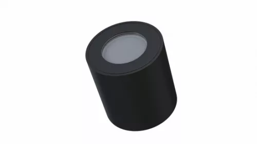 Ceiling spotlight fixture SPOT LUNA round Fixted black