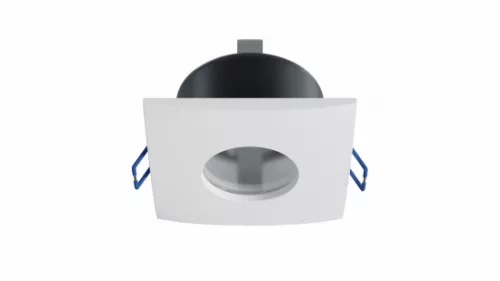 Ceiling lighting point fitting XANA cast square Fixted white, IP44