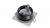Ceiling lighting point fitting XANA cast square Fixted white, IP44