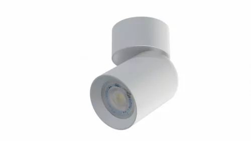 Ceiling spotlight fixture SPOT LUMI rotating white