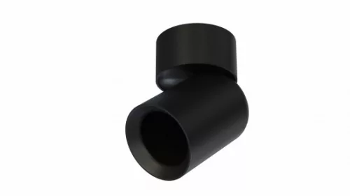 Ceiling spotlight fixture SPOT LUMI rotating black