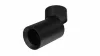 Bendable/rotatable ceiling spotlight fixture SPOT LUMI rotating black