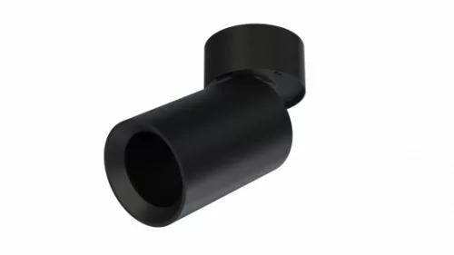 Bendable/rotatable ceiling spotlight fixture SPOT LUMI rotating black