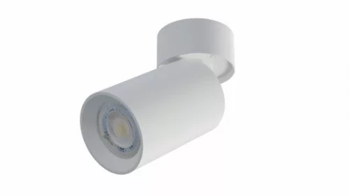 Bendable/rotatable ceiling spotlight fixture SPOT LUMI rotating white