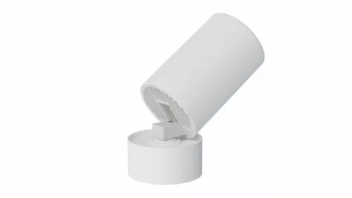 Bendable/rotatable ceiling spotlight fixture SPOT LUMI rotating white