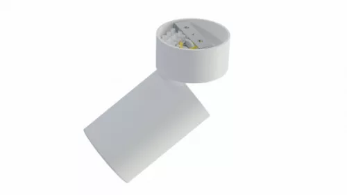 Bendable/rotatable ceiling spotlight fixture SPOT LUMI rotating white