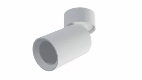 Bendable/rotatable ceiling spotlight fixture SPOT LUMI rotating white